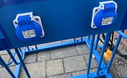 E-Bike Ladestation Stecker am MKC Templin, Foto: Anet Hoppe, Lizenz: Anet Hoppe