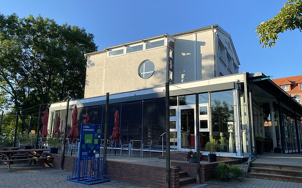 E-Bike Ladestation am MKC Templin, Foto: Anet Hoppe, Lizenz: Anet Hoppe
