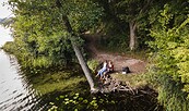 Wandern am Bötzsee, Foto: Christoph Creutzburg, Lizenz: Seenland Oder-Spree