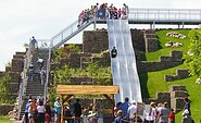 Riesenrutsche auf dem Spargel- und Erlebnishof Klaistow, Foto: Buschmann &amp; Winkelmann GmbH, Foto: Antje Winkelmann