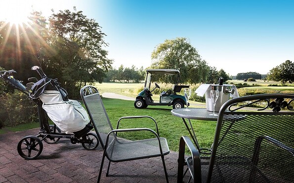 Golfen und Entspannen