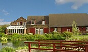 Außenansicht Hotel vom Garten aus