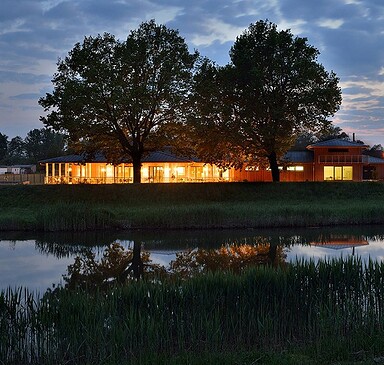 Traumhaus am Abend