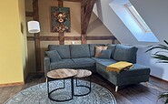 Ferienwohnung am Schlossberg Naugarten Wohnbereich, Foto: Anet Hoppe
