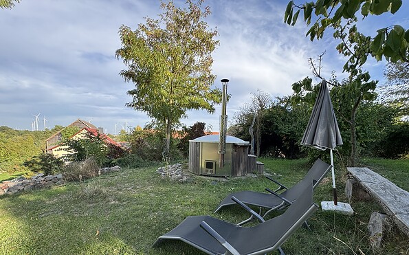 Ferienwohnung am Schlossberg Aussenbereich, Foto: Anet Hoppe