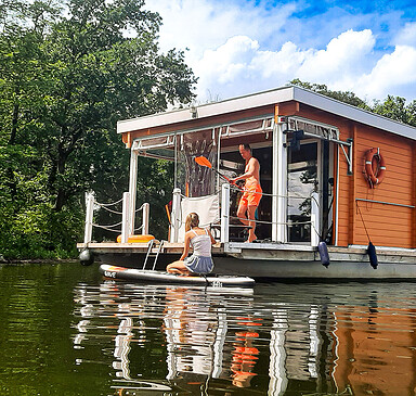 BunBo - Das BungalowBoot, Foto: Aquare Charter, Lizenz: Aquare Charter GmbH
