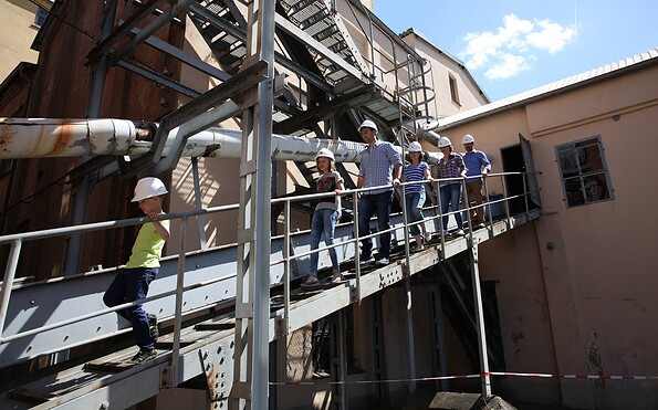 Führung in der Brikettfabrik, Foto: Kai Hüttner, Lizenz: Kai Hüttner