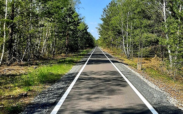 Der Heideradweg, Foto: Rainer Wilkens, Lizenz: Naturwelt Lieberoser Heide GmbH