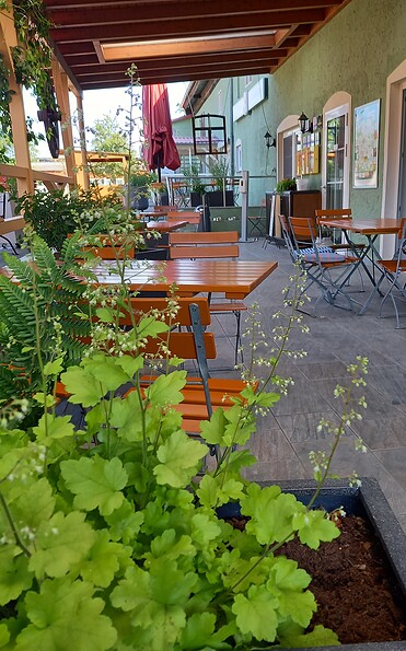 Unsere Terasse, Foto: Martina Seinwill