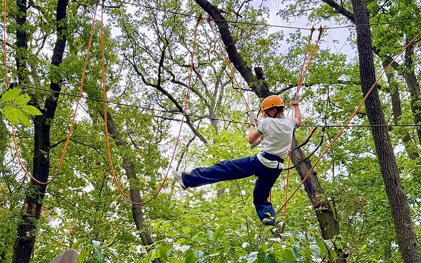 CLIMB UP! - Kletterwald Hennigsdorf - Im schwersten Parcours Wildsau, Foto: CLIMB UP! - Kletterwelten, Lizenz: CLIMB UP! - Kletterwelten