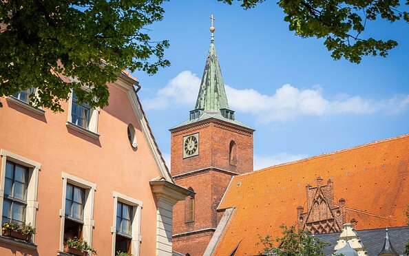 Turm der St. Marienkirche Bernau , Foto: Stefan Klenke, Lizenz: BeSt Bernauer Stadtmarketing GmbH