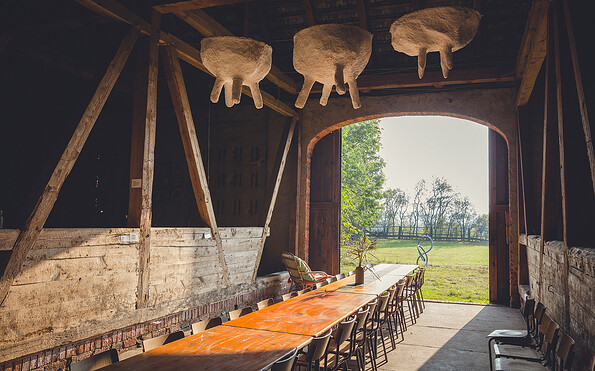 Scheune im Atelierhof, Foto: Maysun Kellow, Lizenz: Maysun Kellow