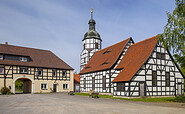 Gut Saathain Fachwerkkirche, Foto: Andreas Franke, LK EE, Lizenz: Andreas Franke, LK EE