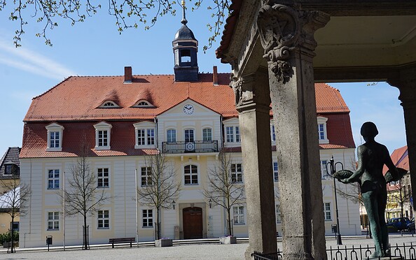 Markt mit Rathaus und Barbarabrunnen, Foto: Kerstin Jahre, Lizenz: Kerstin Jahre