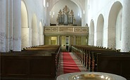 Blick zur Orgel in der Liebfrauenkirche in Jüterbog, Foto: Heike Schulze