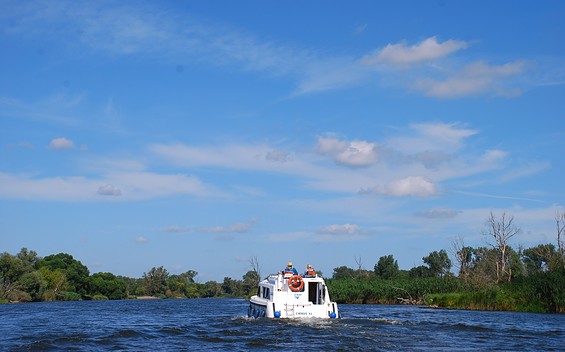 Hausboottour von Brandenburg an der Havel nach Pritzerbe, Foto: TV Havelland e.V.