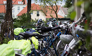 Fahrradparkplatz an der SchloßSchänke
