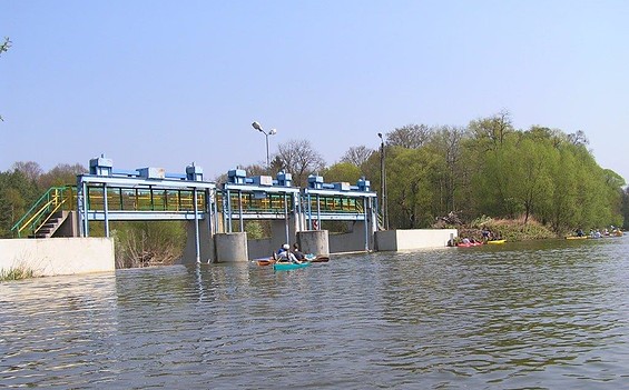 Wehr Pusack, Foto: Wassersport Forst