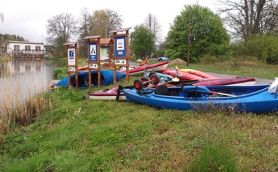 Ausstiegsstelle Siedlec auf polnischer Seite, Foto: Wassersport Forst e.V.