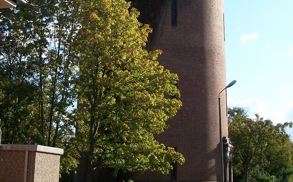 Detailansicht Wasserturm, Foto: Zentrales Gebäude- und Liegenschaftsmanagement der Stadt Brandenburg an der Havel (GLM)