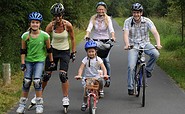 Unterwegs auf der Flaeming-Skate, Foto: Landkreis Teltow-Fläming/SG Tourismus