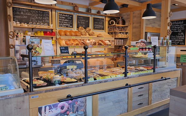 Angebotspalette im Café, Foto: Bäckerei Franke