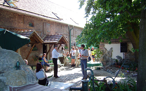 Gashaus "Zur Oase" - Biergarten, Foto: A. Schild