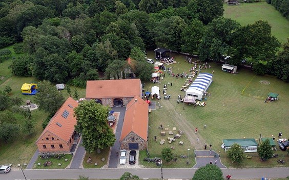 Steinitzhof aus der Luft, Foto: Mike Hohmann