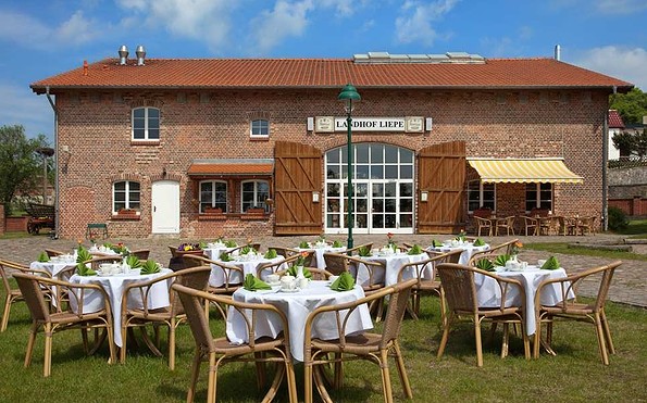 Blick auf das Restaurant, Foto: Landhof Liepe