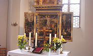 Innenansicht Altar, Foto: Johanneskirche