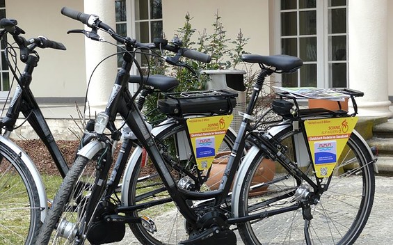 E-bike rental and charging station at Tourismusverband Seenland Oder-Spree e.V.
