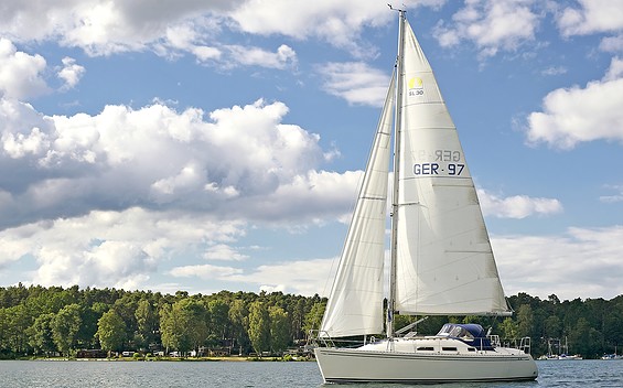 Segelboot auf dem Werbellinsee, Foto: WITO Barnim, Jürgen Rocholl