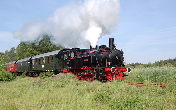 Historische Dampflokfahrt zum Heidekrautbahn-Museum, Foto: Berliner Eisenbahnfreunde e.V.
