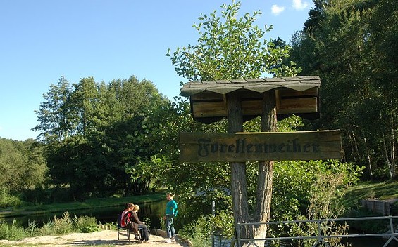 Forellenanlage Klein Wall, Foto: Diana Bergmann