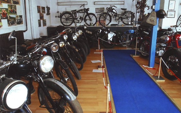 Blick ins Motorradmuseum, Foto: M. Tucholl