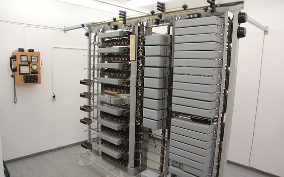 Blick in die Telefonzentrale, Foto: Heimatverein Biesenthal e.V.