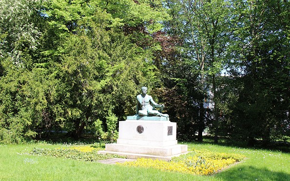 Kleist-Denkmal im Gertraudenpark in Frankfurt (Oder), Foto: Pressestelle Frankfurt (Oder)/ Torsten Walther