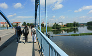 Auf der Stadtbrücke Frankfurt (Oder), Foto: terra press Berlin