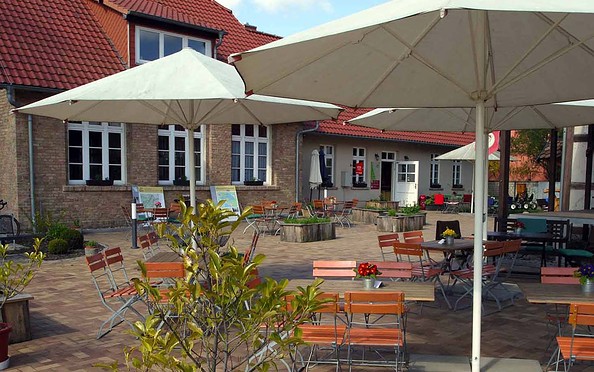 Haus des Gastes Himmelpfort - Terrasse des Cafés, Foto: Haus des Gastes