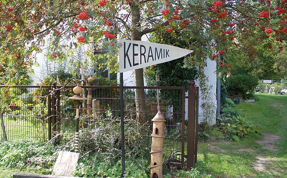 Keramik Ute Greiner-Nützmann in Schöneiche, Foto: Alexandra Pohnke