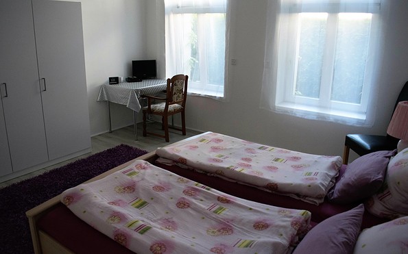 Schlafzimmer 2 der Ferienwohnung Will in Eberswalde, Foto: Verena Hecht-Will