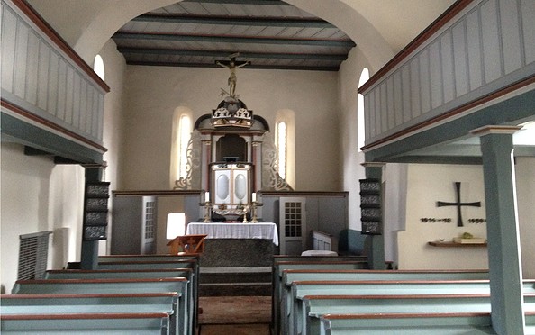 Kirche Seehausen - Blick zum Altar, Foto: TMB/K. Lehmann