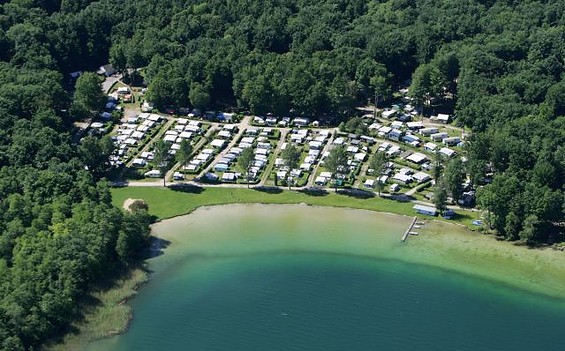 Campingparadies aus der Luft © Campingparadies Berolina am Süßen Winkel