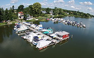 Marina Beetzsee/WWR Brielow - Steg und Restaurant Beetzseeterrassen