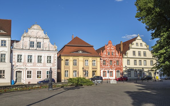 Marktplatz in Luckau, Foto: TMB-Fotoarchiv/Steffen Lehmann