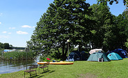 Wasserwanderer am Campingverein Glower See, Foto: Frank Kühl