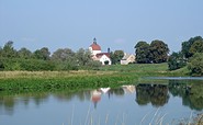 Blick auf Mühlberg/Elbe, Foto: TV Elbe-Elster e.V.