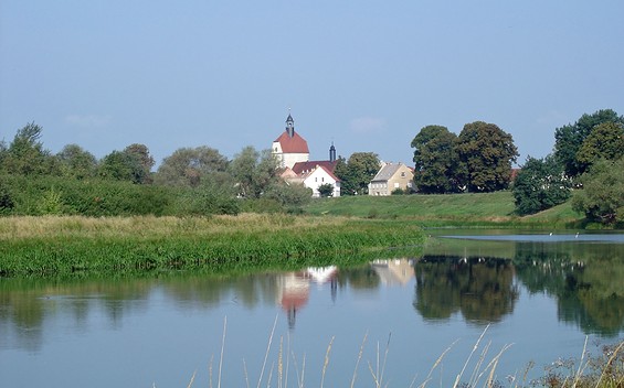 Blick auf Mühlberg/Elbe, Foto: TV Elbe-Elster e.V.