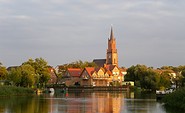 Blick von der Havel auf die Altstadt von Rathenow, Foto: TMB-Fotoarchiv/Tourismusverband Havelland e.V.