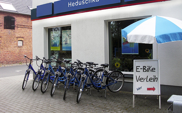 Fahrradvermietung der Heduschka GmbH am Senftenberger See, Foto: Heduschka GmbH
